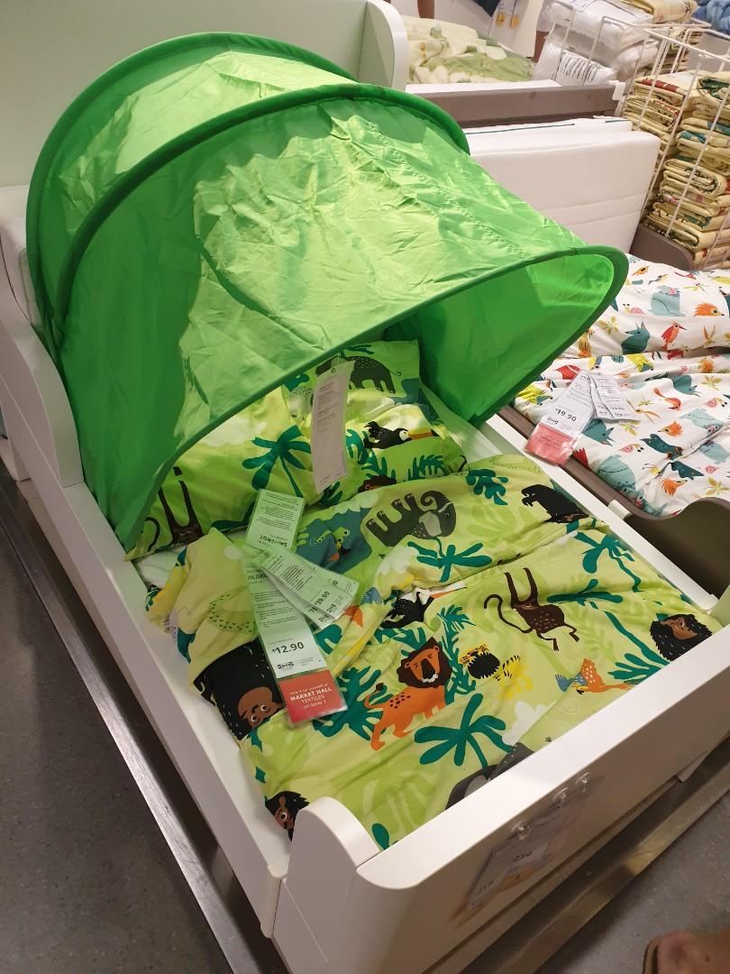 Sufflett bed tent outlet
