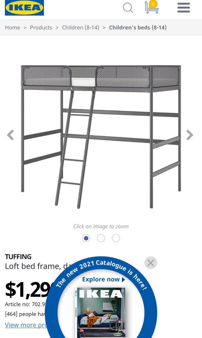Ikea Tuffing Loft Bed, 傢俬＆家居, 傢俬, 床架及床褥 Carousell