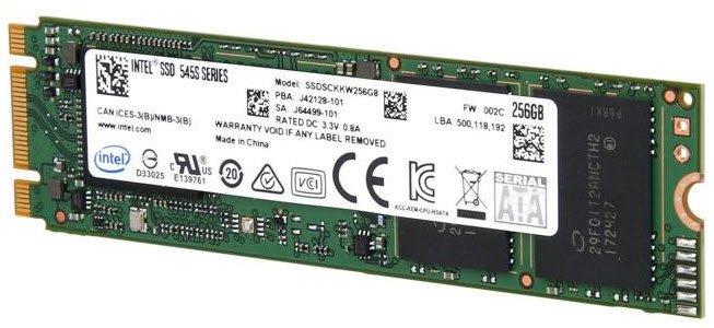 INTEL M.2 SATA 545S 256GB SSDSCKKW256G8X1 SSD INT