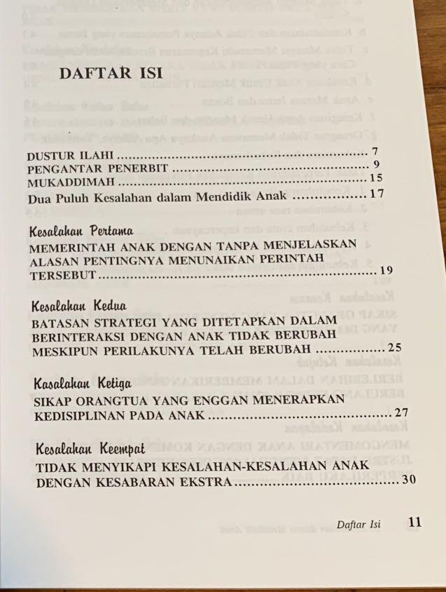 Islamic Book 20 Kesalahan Dalam Mendidik Anak Hobbies Toys Books Magazines Fiction Non Fiction On Carousell