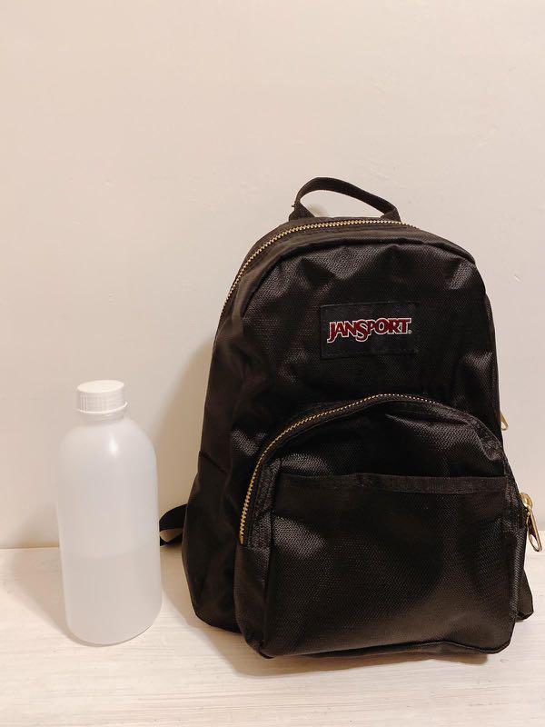 jansport black mini backpack