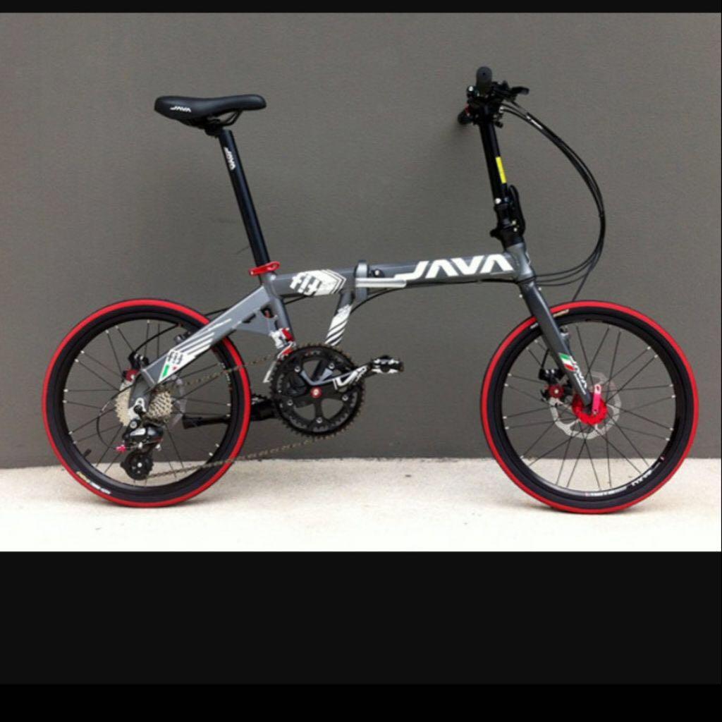 Java Fit 16 Speed Foldable Bike Sports Equipment Bicycles Parts Bicycles on Carousell