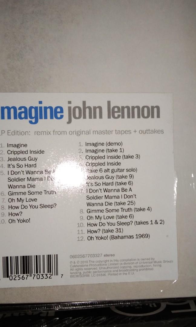John Lennon imagine ultimate mix vinyl, Hobbies & Toys, Music & Media