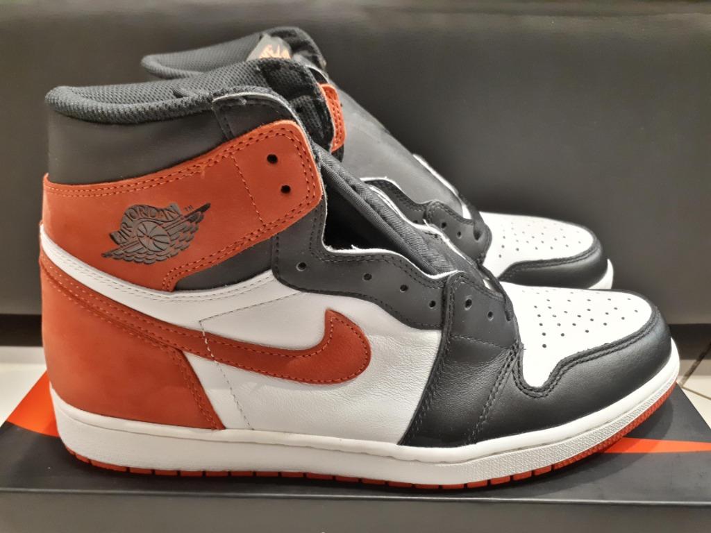 air jordan 1 retro high og track red mens