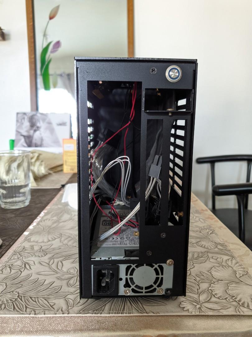 K39 4L itx Case (Black) w/ Thermaltake PCIE Riser Cable and Delta 350W