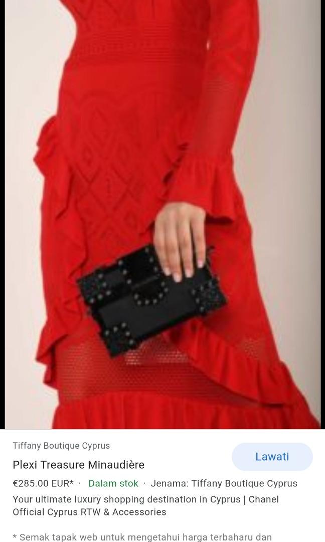 Karl Lagerfeld Plexi Treasure Box Bag