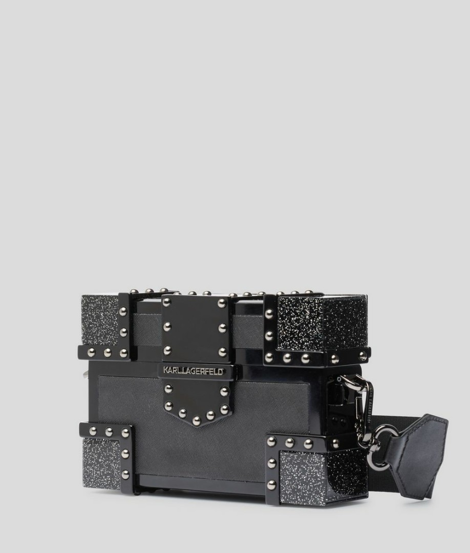 Karl Lagerfeld Plexi Treasure Box Bag