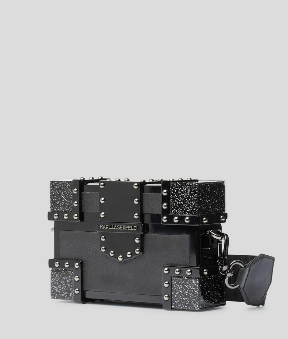 Karl Lagerfeld Plexi Treasure Box Bag, Women's Fashion, Bags