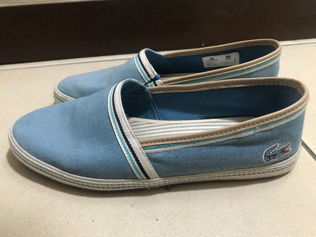 lacoste blue shoes