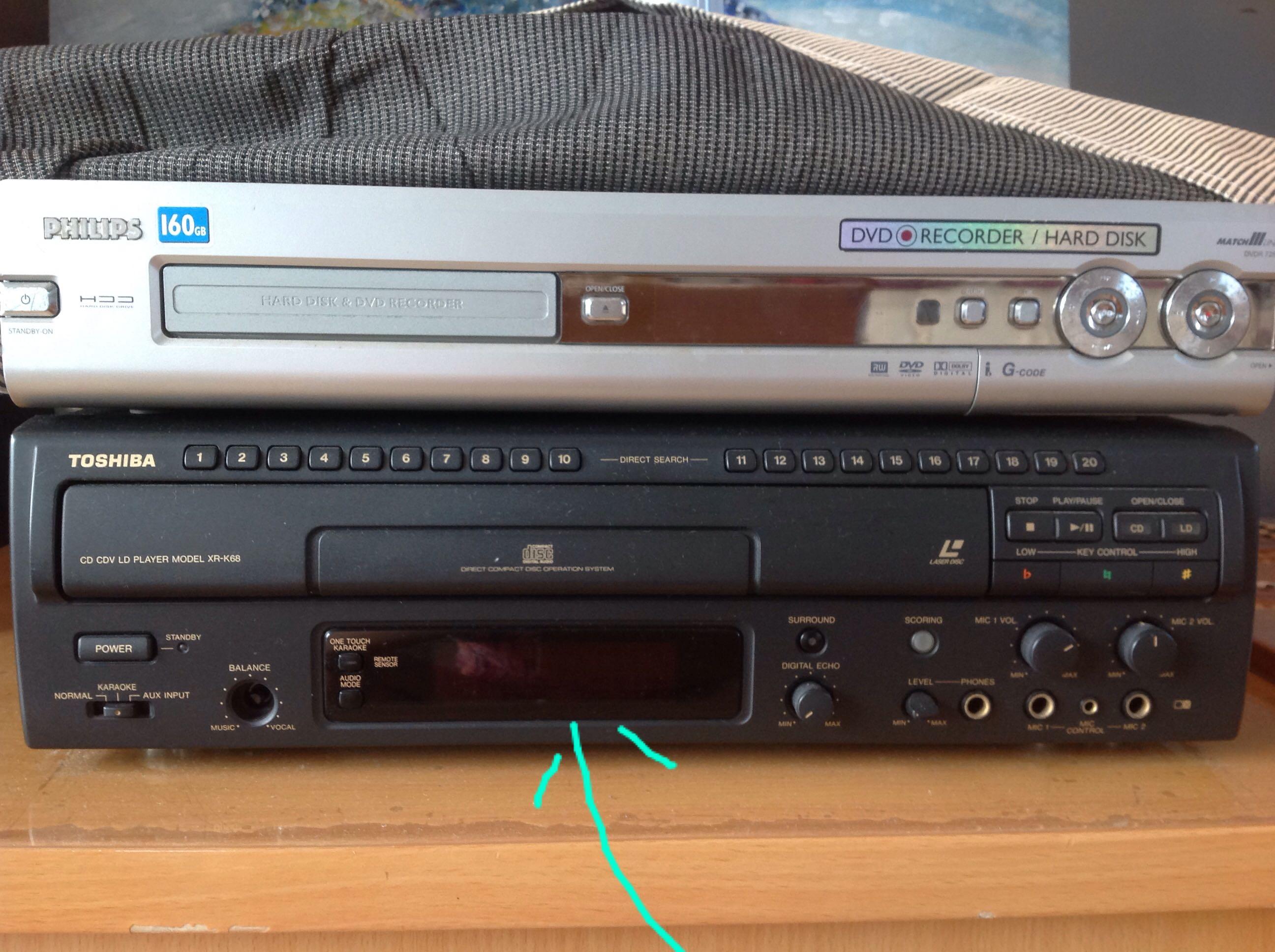 平賣！［絕版LD機］［多用途唱碟機］Toshiba XR-K68 Stereo Audio