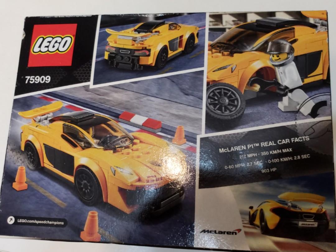 Lego 75909 McLaren P1 已絕版!! 模型!! 玩具!!, 興趣及遊戲, 玩具