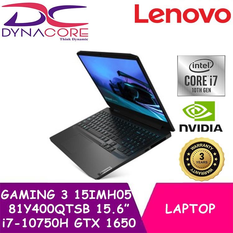 Lenovo Gaming 3 15imh05 81y400qtsb I7 h 16gb Ddr4 Gtx 1650 4gb Gddr6 512gb Ssd 15 6 Fhd Ips 60hz Win 10 Home Warranty 3 Years On Site Brand New Dynacore Electronics Computers Laptops On Carousell