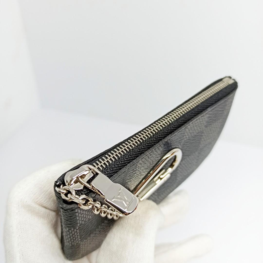 Shop Louis Vuitton DAMIER GRAPHITE Pochette cle (N60155) by JOY＋