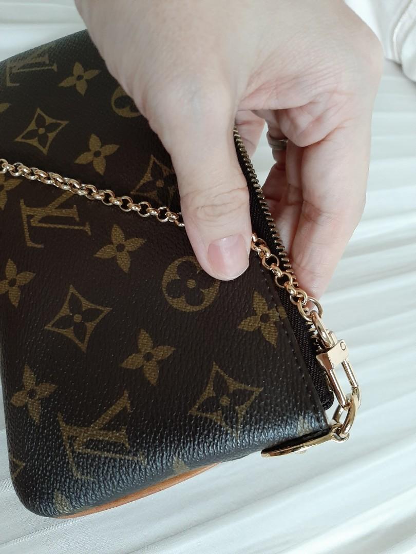 Louis Vuitton Milla Clutch MM, Luxury, Bags & Wallets on Carousell