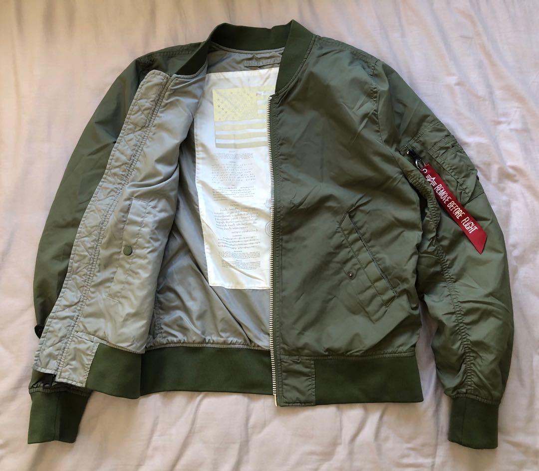 M Alpha Industries L2B Reversible Bomber Jacket Men s Fashion