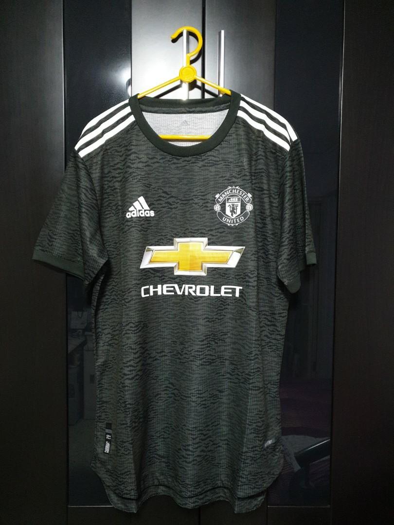 Manchester United Away Jersey 2020 21 Sports Sports Apparel On Carousell