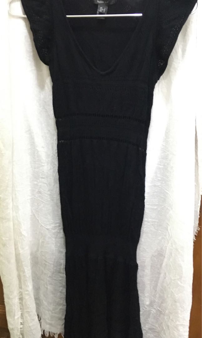 mango suit black dress