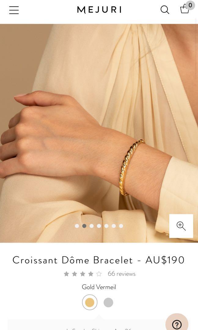 Mejuri Gold Vermeil Bracelets: Dome Cuff Bracelet