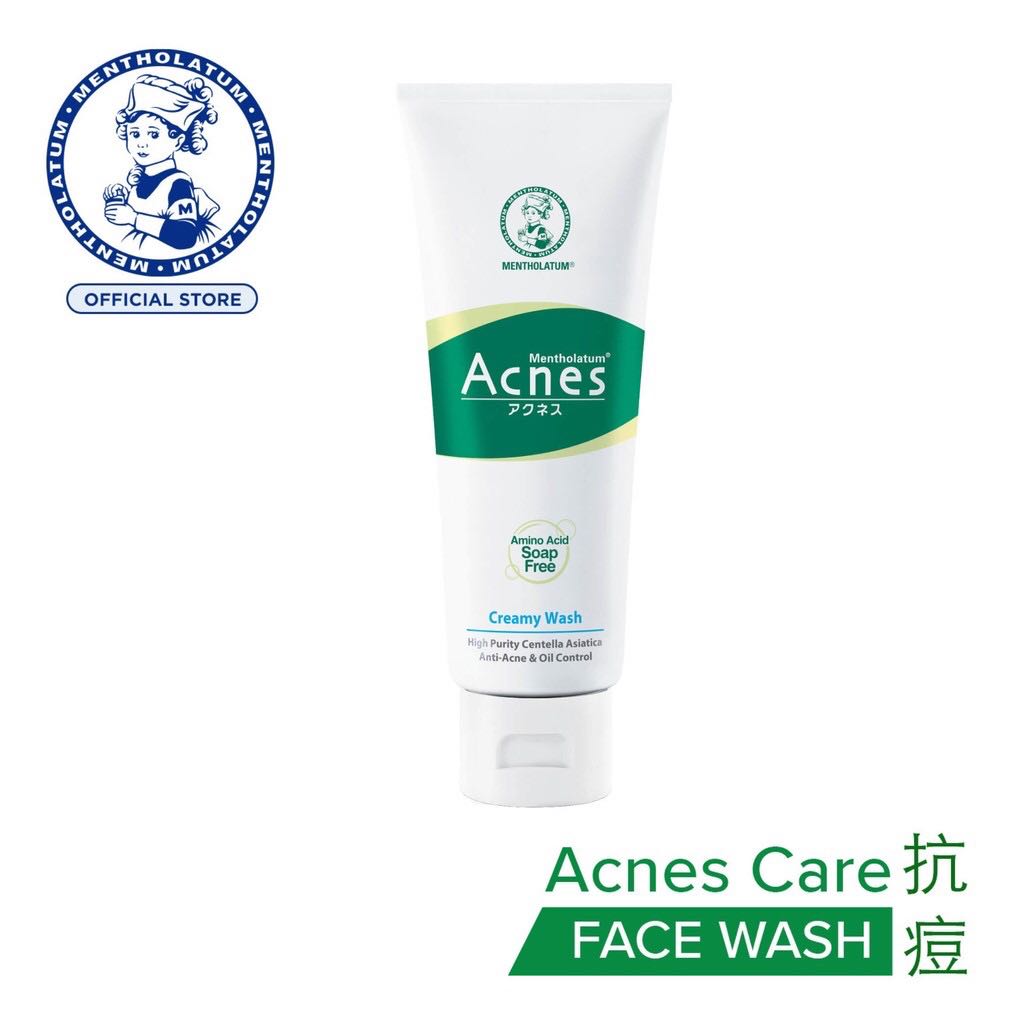 Mentholatum Acnes Creamy Wash Foam 50g Health Beauty Face Skin Care On Carousell