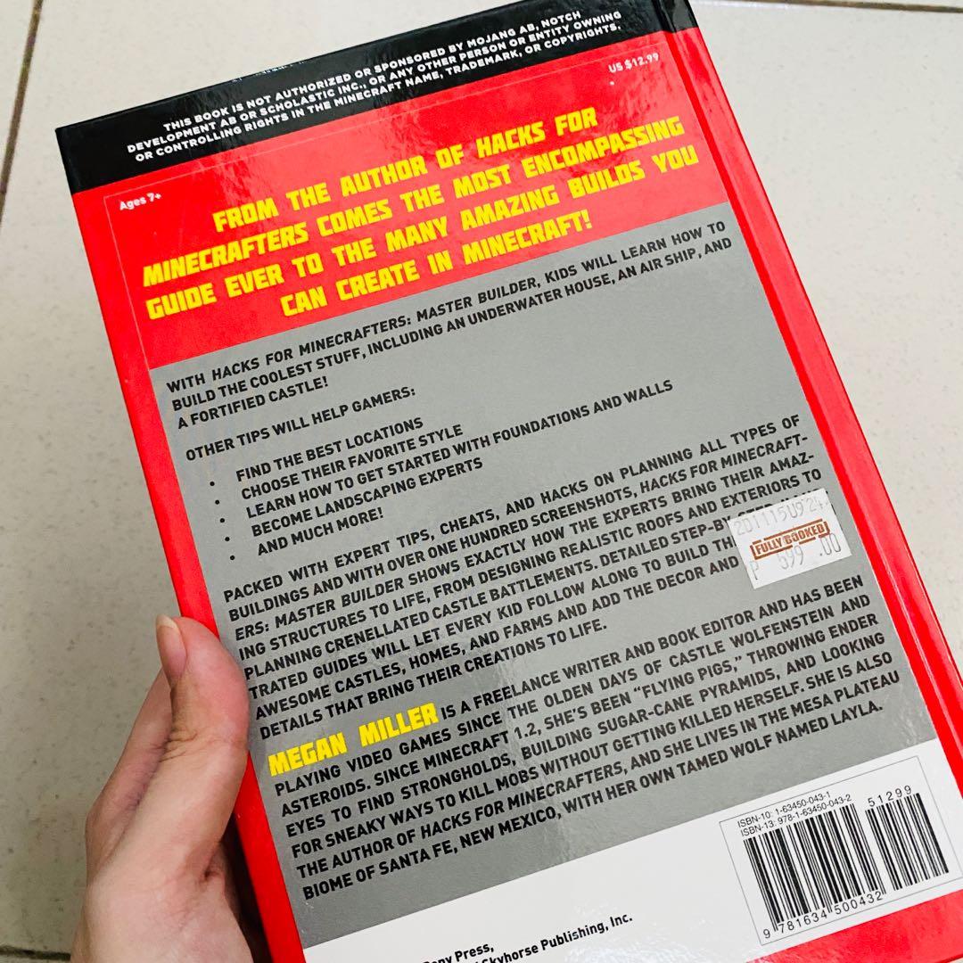 Minecraft Hacks Master Builder & Combat Edition books (Category: Storybooks) located in Las Pinas. Submitted by .mrrssllzr (Listing ID 1030220197, Image 2). Description: RSP: Php625 & Php599 Php350 for each Php600 for both like brand new, was just stored .