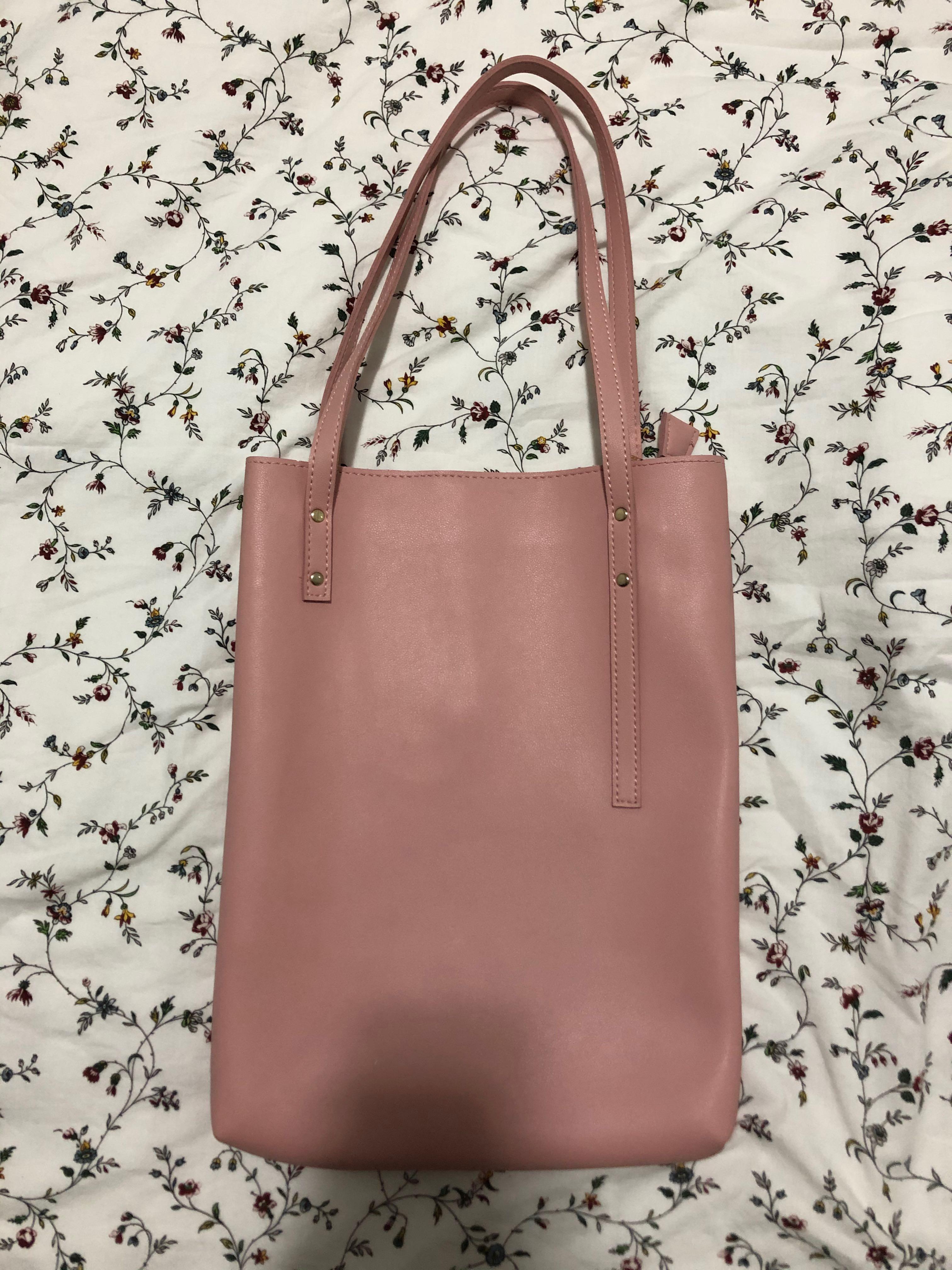 blush tote bag