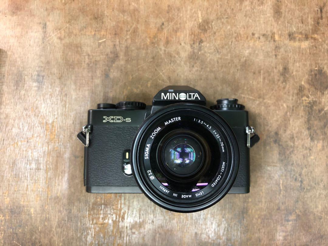 Minolta XD-s連sigma 35-70mm鏡, 攝影器材, 鏡頭及裝備- Carousell