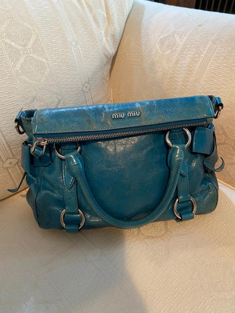 Authentic Miu miu ribbon bag, Luxury, Bags & Wallets on Carousell