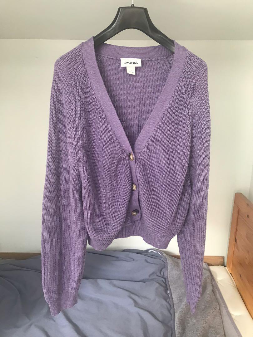 ribbed cardigan monki
