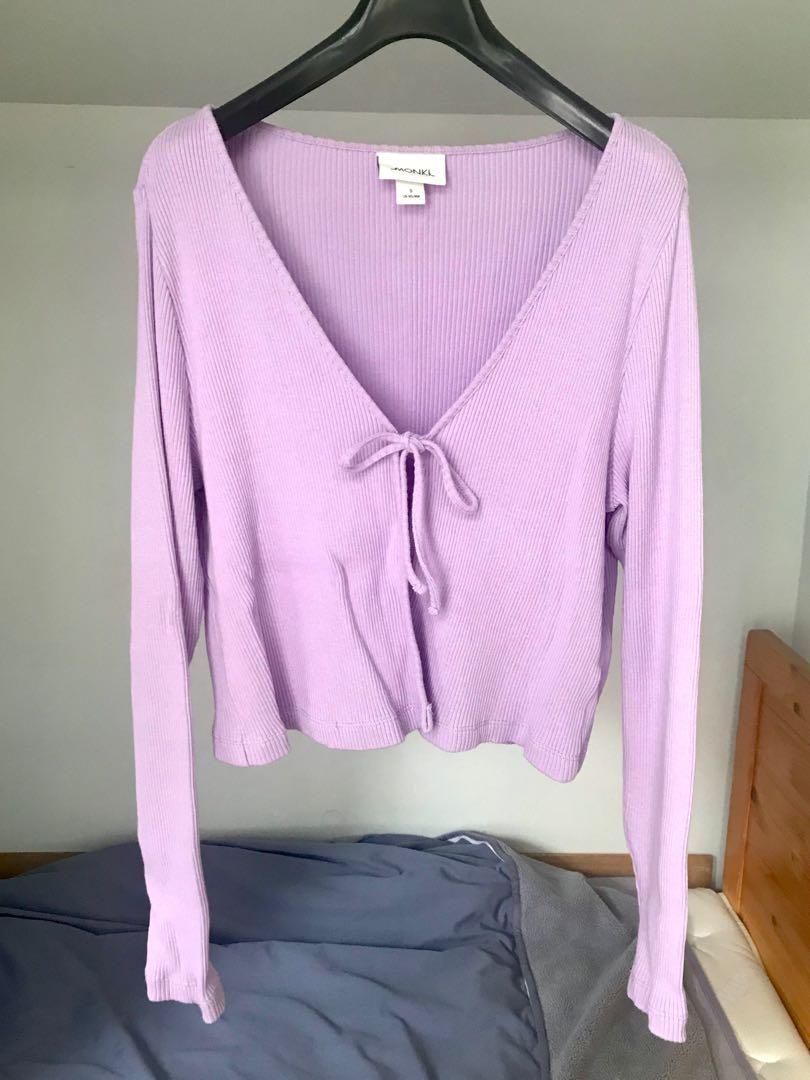 monki pink cardigan