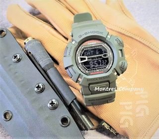 Montres Company 香港註冊公司(32年老店) 卡西歐 CASIO G-Shock  G9000 G-9000 G-9000-3 G-9000-3V 耐低溫 防塵 防泥 黑綠色 兩款色有現貨64205969446785110