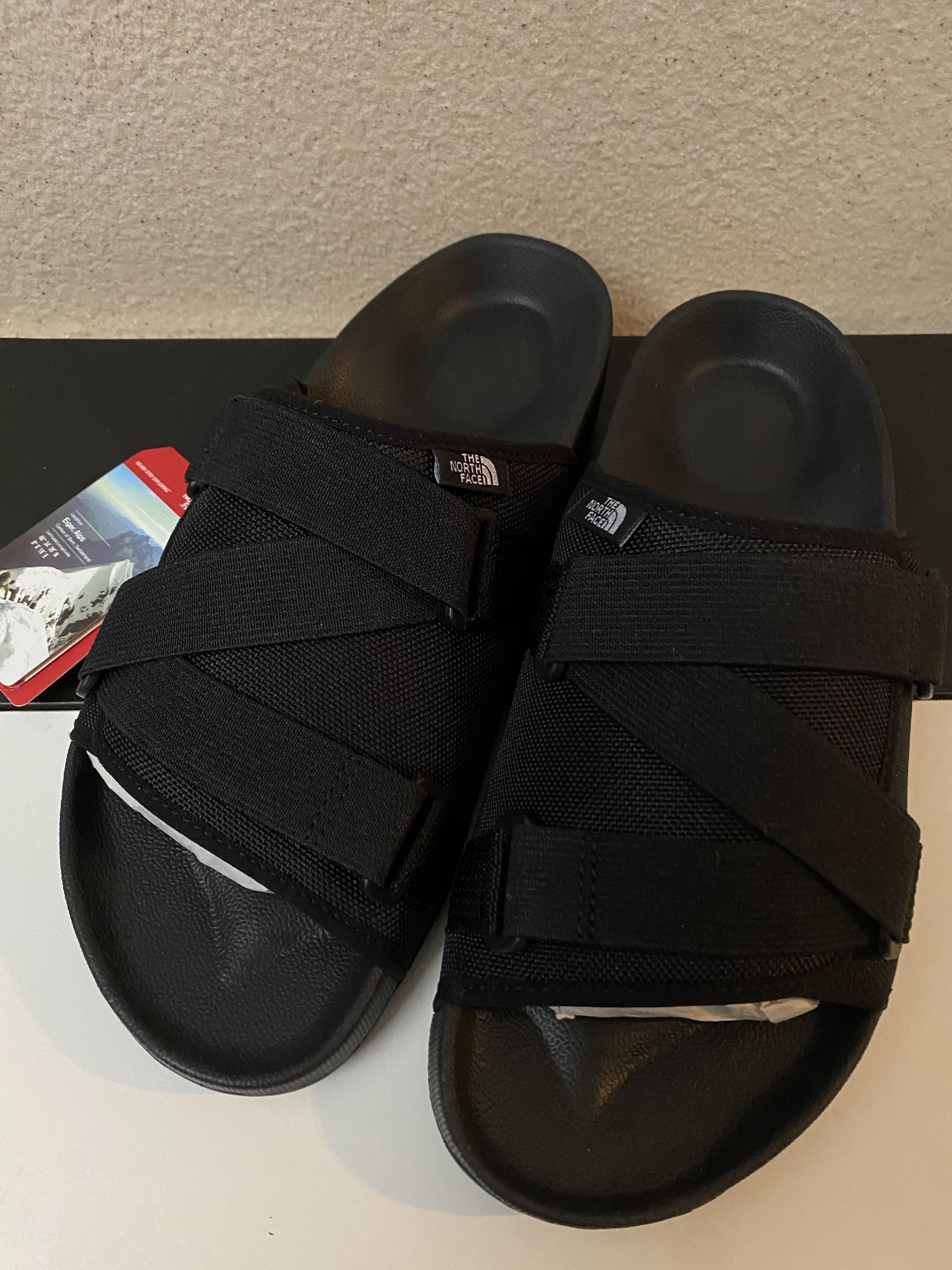 the north face woven slide