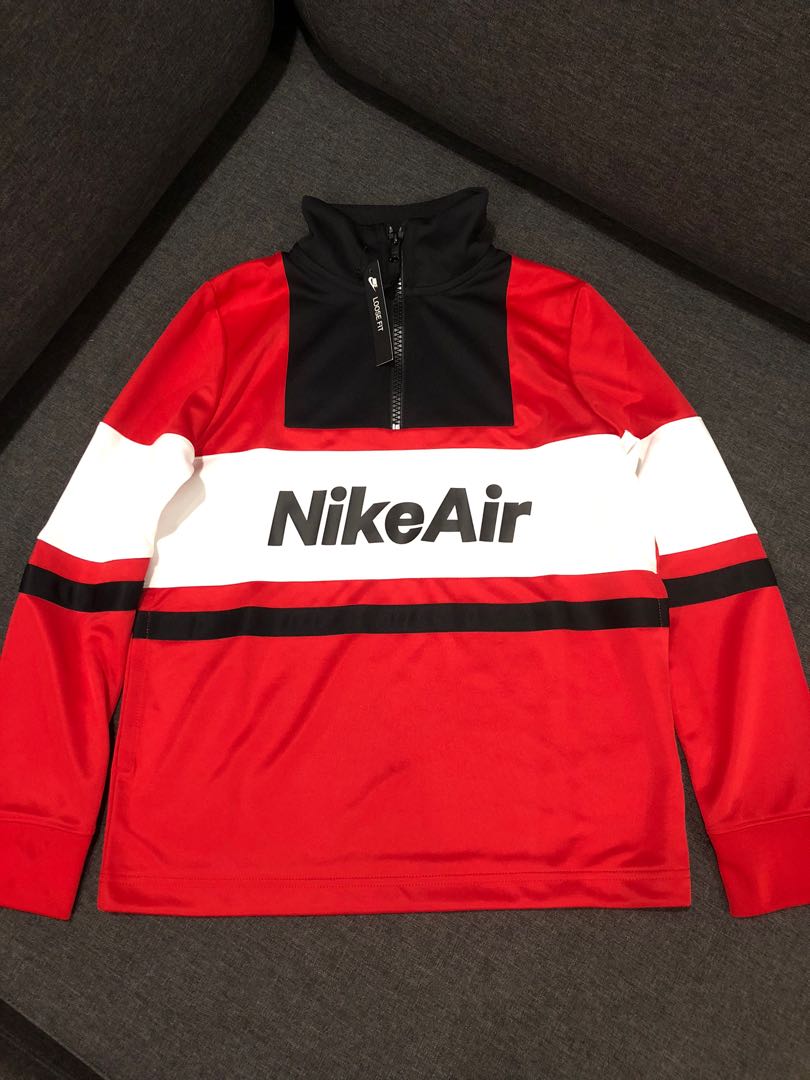 red nike tracksuit kids