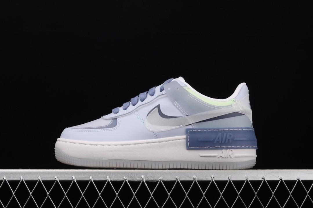 nike air force blue and white