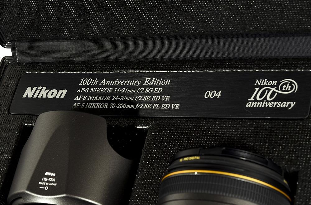 全新收藏品】NIKKOR 大三元組100週年限量版#HK8731, 攝影器材, 鏡頭及