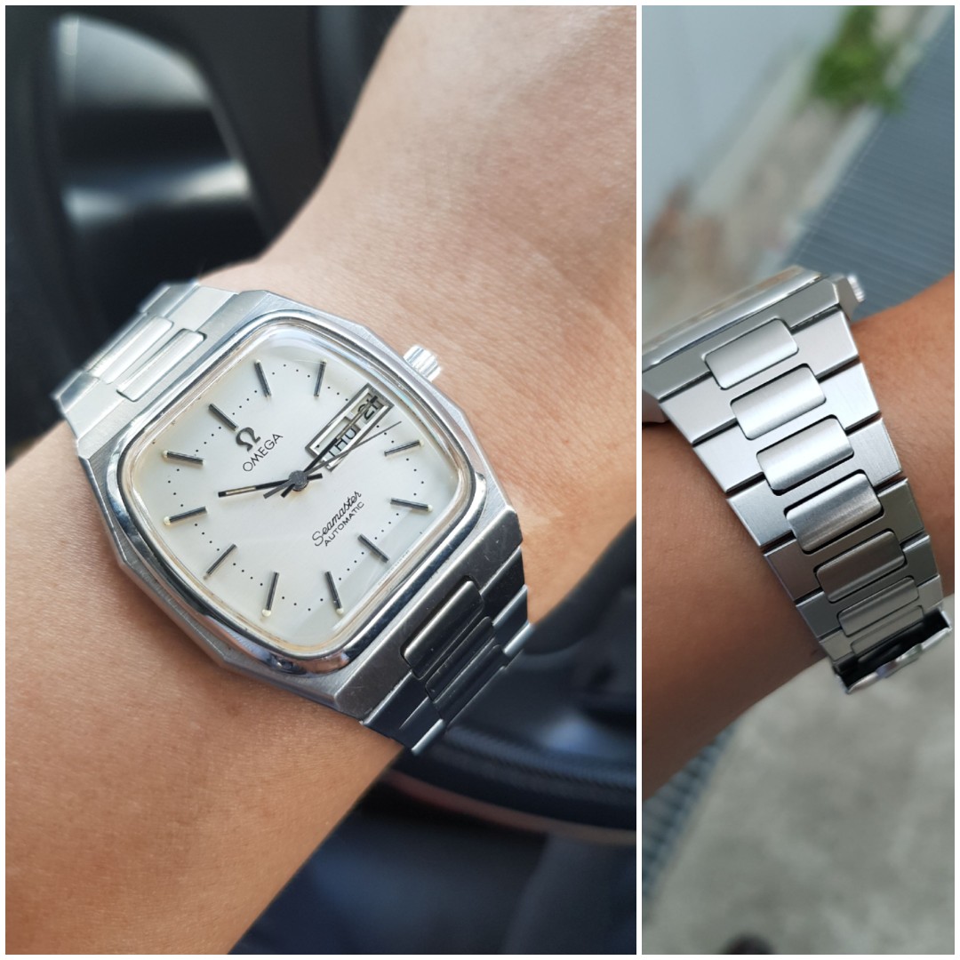 Omega seamaster shop tv dial quartz