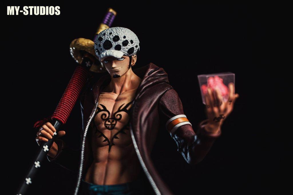 Po One Piece Trafalgar D Water Law Statue Figure Toys Games Action Figures Collectibles On Carousell