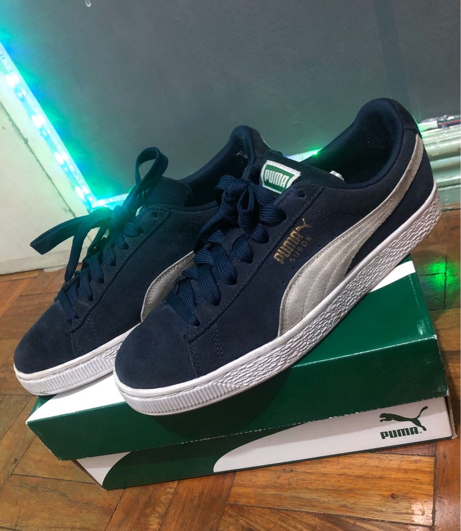 puma suede navy