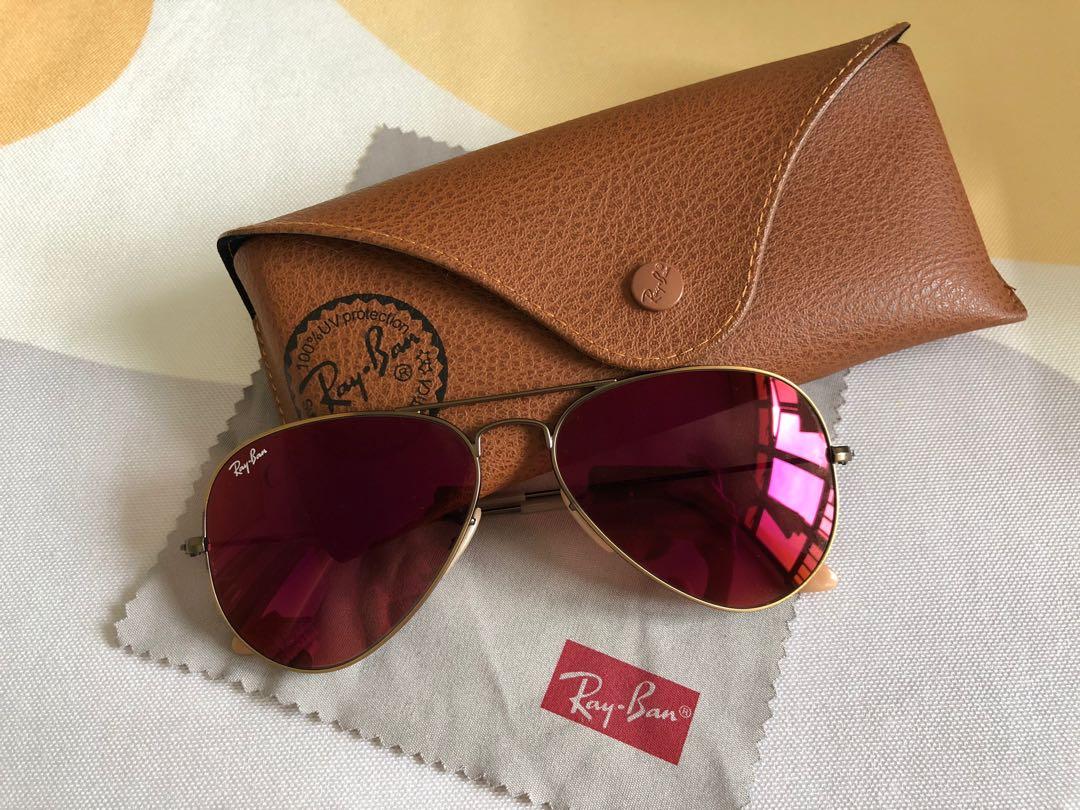 Ray ban shop aviator rosa