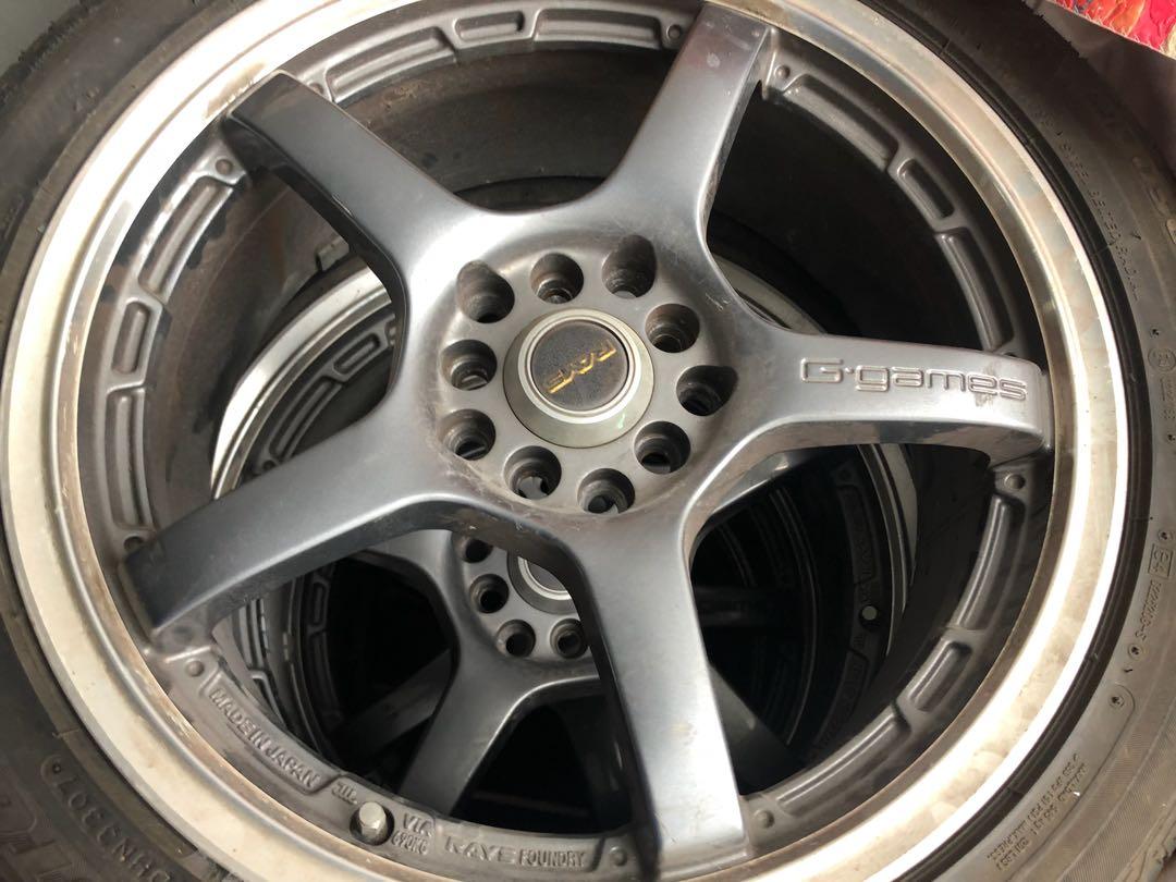 Rays Racing Rims Ggames Car Accessories Tyres Rims On Carousell