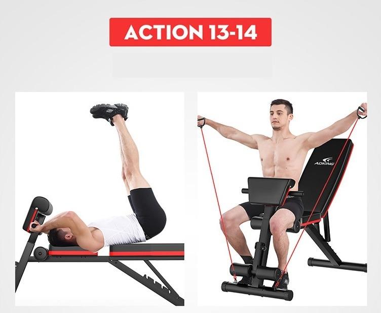 Arm workout on sale bench