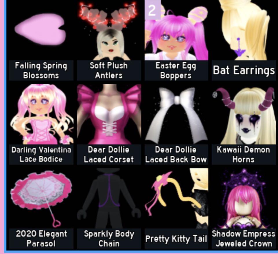 Royale High Items Toys Games Video Gaming In Game Products On Carousell - roblox royale high darling valentina set