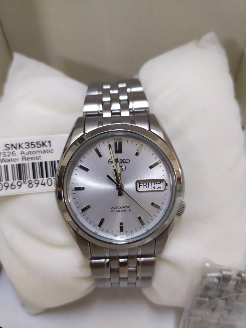 Seiko 5 SNK355K1 Men s Fashion Watches Accessories Watches on