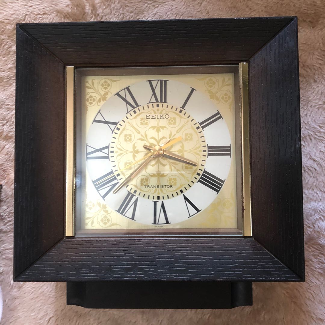Seiko Transistor Table Clock, Furniture & Home Living, Home Improvement
