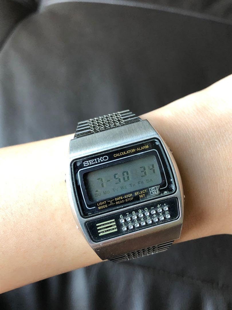 Seiko Watch 1979 Calculator Alarm, Men's Fashion, Watches & Accessories,  Watches on Carousell