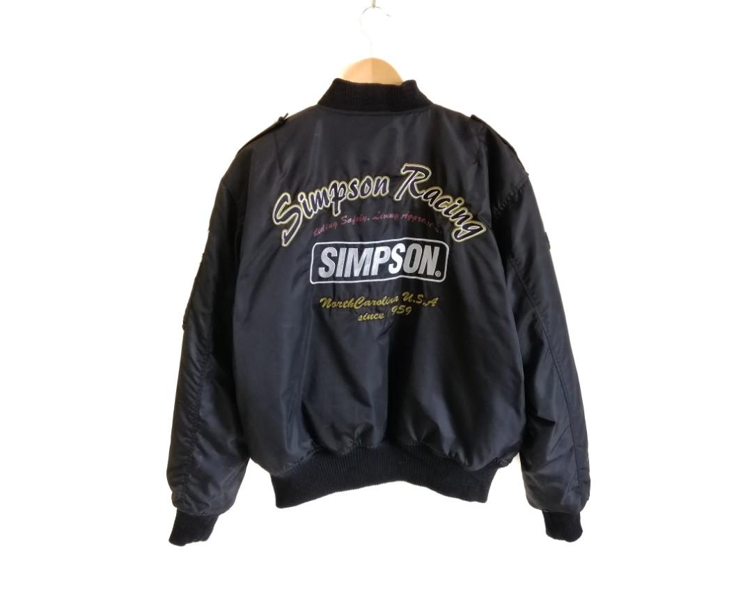 Simpson Racing Bomber Jacket, Men's Fashion, Coats, Jackets and ...