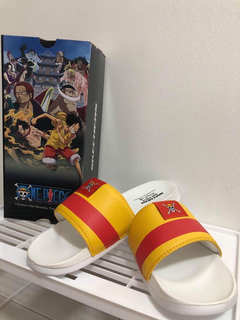 skechers x one piece slides