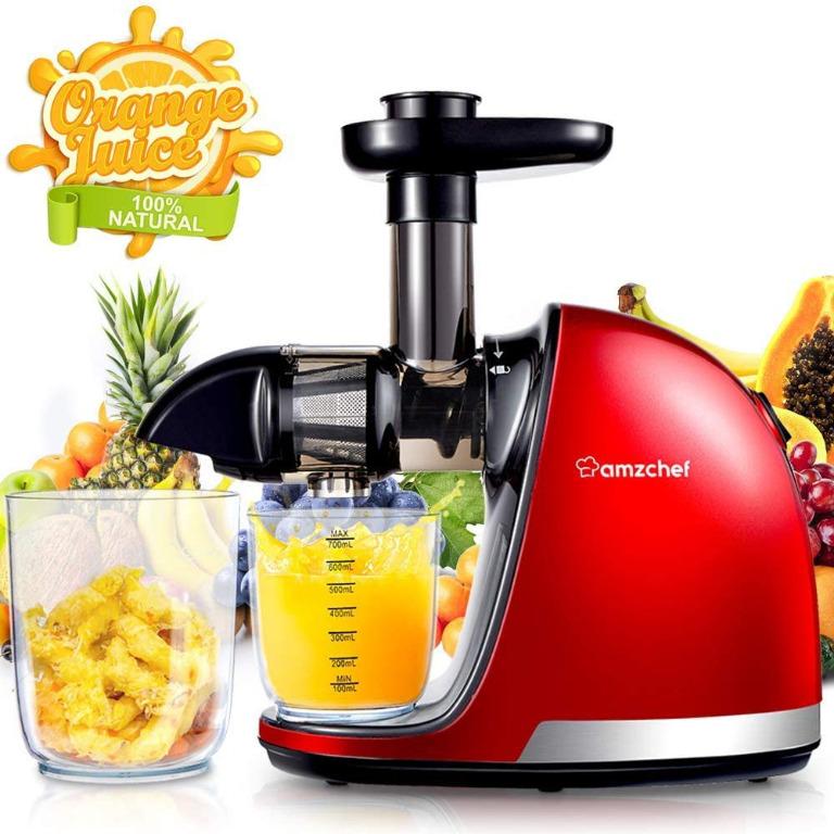 Amzchef slow top masticating juicer
