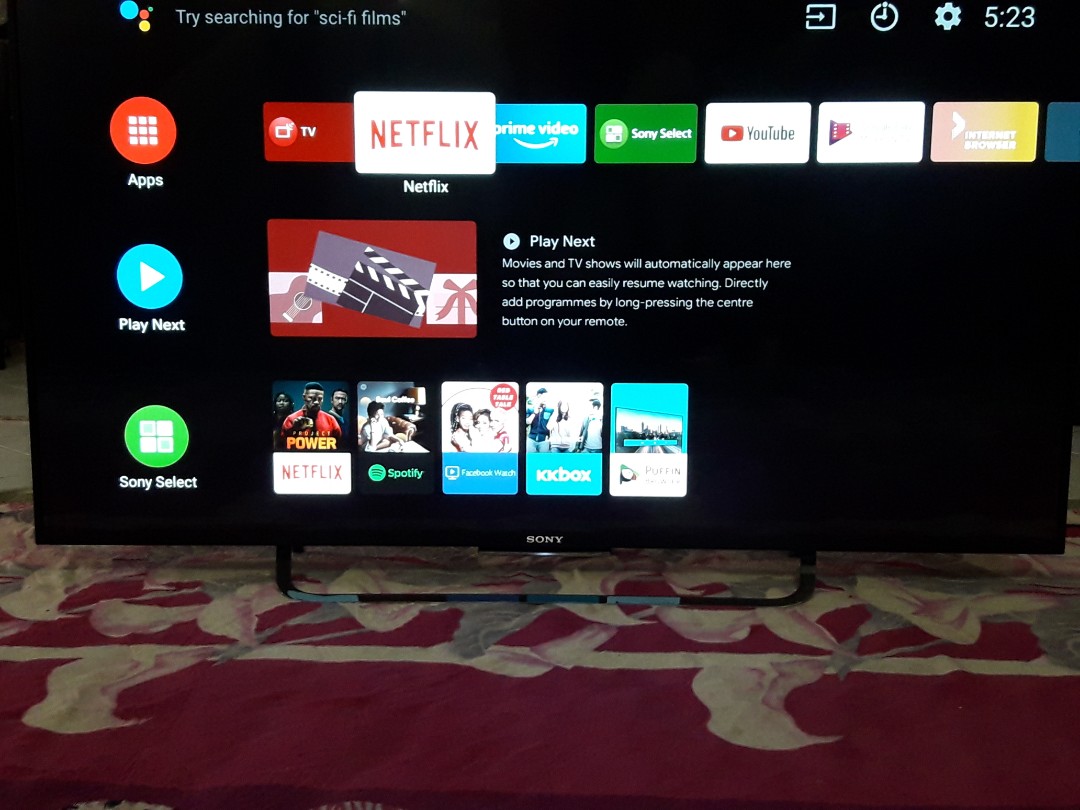 sony 49 inch 4k android tv