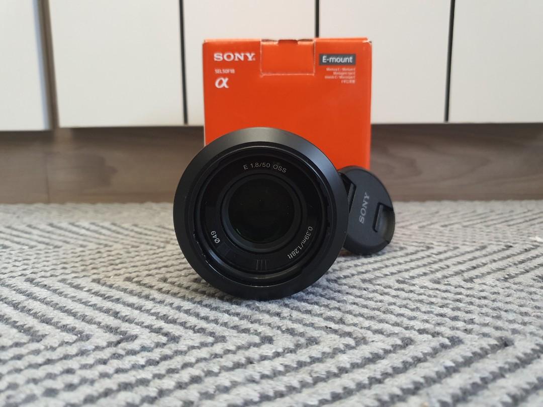 SONY SEL50F18 E 50mm F1.8, Photography, Lens & Kits on Carousell