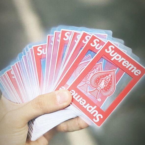 supreme bicycle playing cards